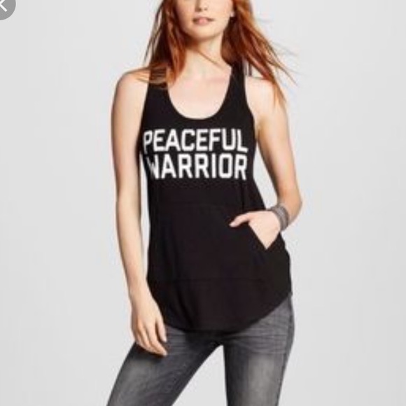 peaceful warrior Tops - Peaceful Warrior yoga pocket tank